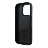 DKNY для iPhone 16 Pro Max чехол PU Checkered Metal logo Hard Black (MagSafe)