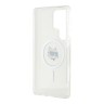 Karl Lagerfeld для Galaxy S25 Ultra чехол PC/TPU NFT Choupette Head Metal camera Hard White (MagSafe)