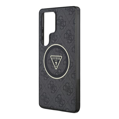 Guess для Galaxy S25 Ultra чехол PC/TPU 4G Glitter Metal Camera Hard Black (MagSafe)