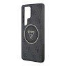 Guess для Galaxy S25 Ultra чехол PC/TPU 4G Glitter Metal Camera Hard Black (MagSafe)