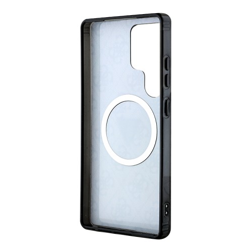 Guess для Galaxy S25 Ultra чехол PC/TPU 4G Glitter Metal Camera Hard Black (MagSafe)