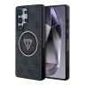 Guess для Galaxy S25 Ultra чехол PC/TPU 4G Glitter Metal Camera Hard Black (MagSafe)