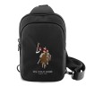 U.S. Polo Assn. для смартфонов сумка Crossbody Phone Bag Embroidery Double Horse Black