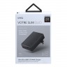 Сетевое зарядное Uniq Votre Slim Duo USB-C PD + USB-A QC3.0, 20W