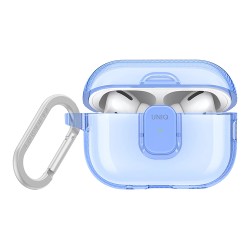 Uniq для Airpods Pro 2 чехол Glase PRO TPU Lock case Cloudy Blue
