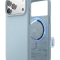 Elago для iPhone 17 Pro чехол Magnetic Silicone Sky Blue (MagSafe)