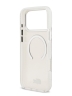 Lacoste для iPhone 17 Pro чехол ShockProof Lacquer Metal logo Hard Frosted Clear/White (MagSafe)