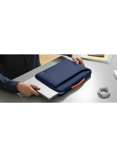 Tomtoc Laptop сумка Defender-A22-Lite Briefcase для ноутбука 14" Navy Blue