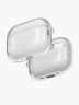 Uniq для Airpods Pro 3 чехол Glase TPU case with carabin Glossy Clear
