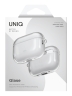 Uniq для Airpods Pro 3 чехол Glase TPU case with carabin Glossy Clear