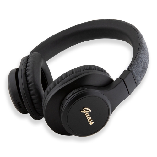 Guess наушники беспроводные накладные Bluetooth HP Dual 4G with Script Metal Logo Black