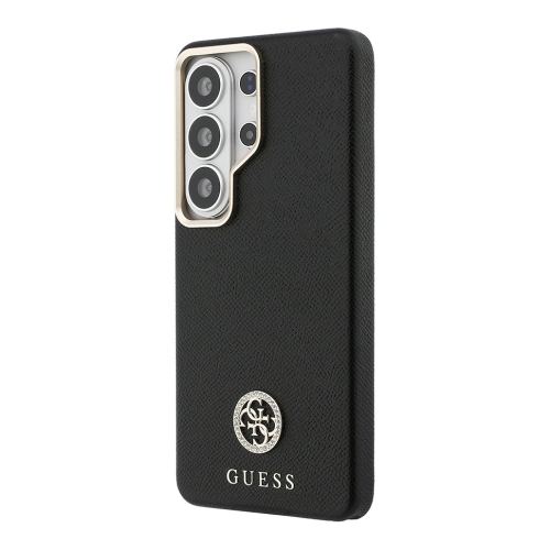 Guess для Galaxy S26 Ultra чехол PU Grained 4G Diamond metal logo & Camera Hard Black (MagSafe)