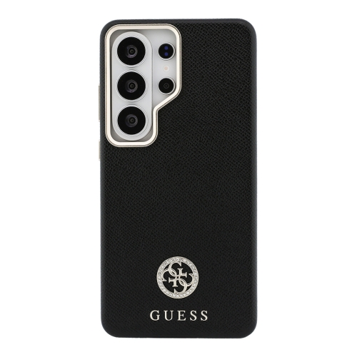 Guess для Galaxy S26 Ultra чехол PU Grained 4G Diamond metal logo & Camera Hard Black (MagSafe)