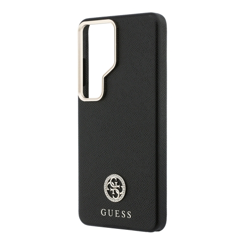 Guess для Galaxy S26 Ultra чехол PU Grained 4G Diamond metal logo & Camera Hard Black (MagSafe)