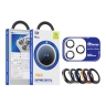 BlueO стекло для iPhone 18 Pro/18 Pro Max, Camera Lens SAPPHIRE Alloy 3 шт. Silver +installer