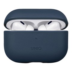 Uniq Terra Genuine Leather with handstrap чехол для AirPods Pro 2, синий