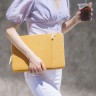 Папка Tomtoc TheHer Jelly Laptop Sleeve Kit 2-in-1 A23 для Macbook Pro/Air 14-13", желтая