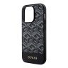 Чехол Guess PU G CUBE Hard для iPhone 14 Pro, черный (MagSafe)