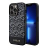 Чехол Guess PU G CUBE Hard для iPhone 14 Pro, черный (MagSafe)