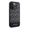 Чехол Guess PU G CUBE Hard для iPhone 14 Pro, черный (MagSafe)