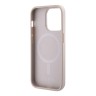 Чехол Guess PU G CUBE Hard для iPhone 13 Pro Max, розовый (MagSafe)