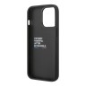 Чехол BMW M-Collection PU Mesh Tricolor lines Hard для iPhone 14 Pro Max, черный