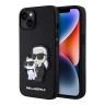 Чехол Lagerfeld PU Saffiano NFT Karl & Choupette Hard для iPhone 13, черный