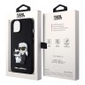 Чехол Lagerfeld PU Saffiano NFT Karl & Choupette Hard для iPhone 13, черный