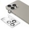 BlueO стекло для iPhone 15 Pro Max Camera Lens PVD stainless steel 3 шт. Grey (+install)