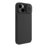 Nillkin для iPhone 15 чехол CamShield Silky Silicone Classic Black