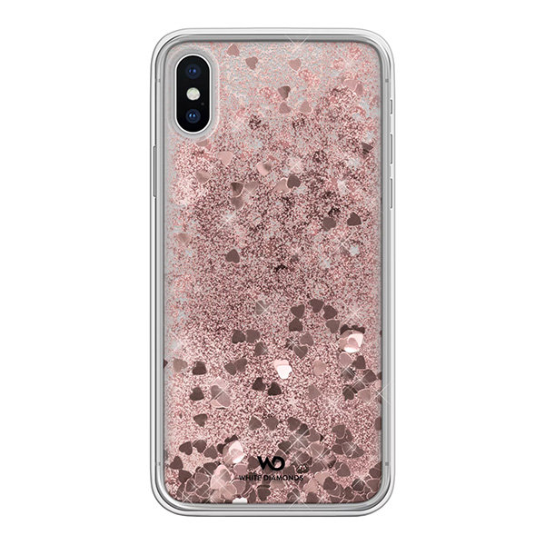 Чехол White Diamonds Sparkle для iPhone X/XS, розовый