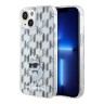 Karl Lagerfeld для iPhone 15 чехол PC/TPU Monogram NFT Choupette Hard Transparent