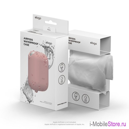 Чехол Elago Waterproof Case для AirPods 1/2, Lovely Pink