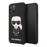 Чехол Karl Lagerfeld Liquid silicone Iconic Karl для 11 Pro, черный