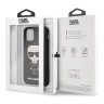 Чехол Karl Lagerfeld Liquid silicone Iconic Karl для 11 Pro, черный
