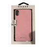 Чехол Guess Silicone Saffiano Hard для iPhone XS Max, розовый