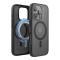 Elago для iPhone 16 Pro чехол HYBRID (pc/tpu) Soft Feeling Dark Grey/Black (MagSafe)
