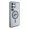 Karl Lagerfeld для Galaxy S25 Ultra чехол PC/TPU NFT Karl & Choup Head Metal camera Hard Black (MagSafe)