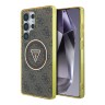 Guess для Galaxy S25 Ultra чехол PC/TPU 4G Glitter Metal Camera Hard Brown (MagSafe)
