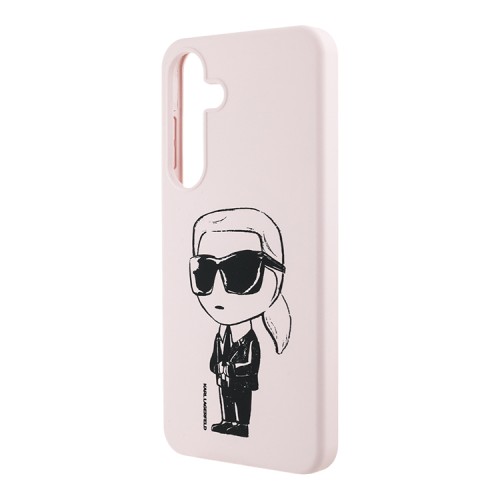 Karl Lagerfeld для Galaxy S25+ чехол Liquid Silicone NFT Graffiti Karl Ikonik Hard Pink (MagSafe)