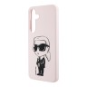 Karl Lagerfeld для Galaxy S25+ чехол Liquid Silicone NFT Graffiti Karl Ikonik Hard Pink (MagSafe)
