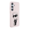 Karl Lagerfeld для Galaxy S25+ чехол Liquid Silicone NFT Graffiti Karl Ikonik Hard Pink (MagSafe)