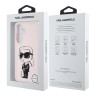 Karl Lagerfeld для Galaxy S25+ чехол Liquid Silicone NFT Graffiti Karl Ikonik Hard Pink (MagSafe)