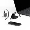 Energea Кабель Bazic GoCharge Loop Cable Kit 5-in-1 Micro/USB-A/C/Lightning Retractable Black 1.0m