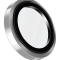 Uniq стекло для iPhone 17 Pro/17 Pro Max OPTIX Camera Lens PRIME Sapphire Stainless steel Silver