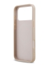 Guess для iPhone 17 Pro Max чехол PU Saffiano with Classic metal logo Hard Pink (MagSafe)