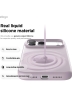 Elago для iPhone 17 Pro чехол Magnetic Silicone Soft Purple (MagSafe)