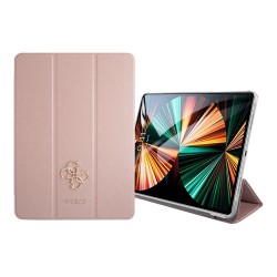 Чехол Guess Saffiano Big metal logo Folio для iPad Pro 11 (2021), розовый
